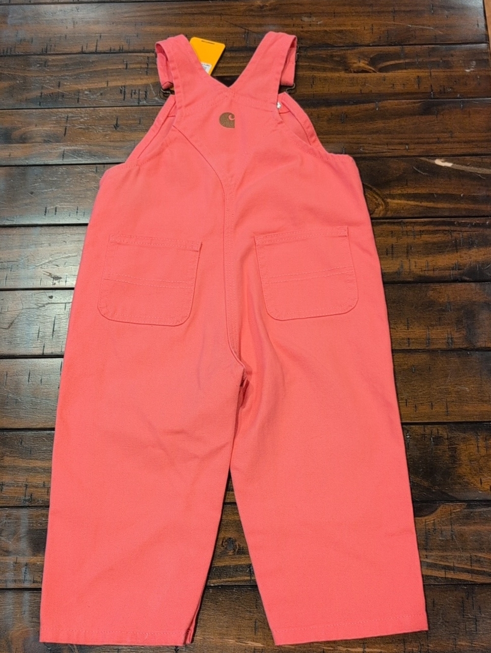 Carhartt Loose Fit Canvas Bib Overalls NWT Leg Snaps Cotton - Picture 8 of 8